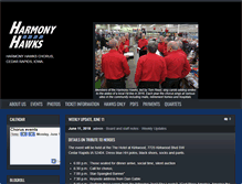 Tablet Screenshot of harmonyhawks.org
